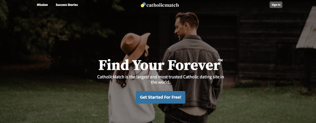 Catholic Match Homepage Banner