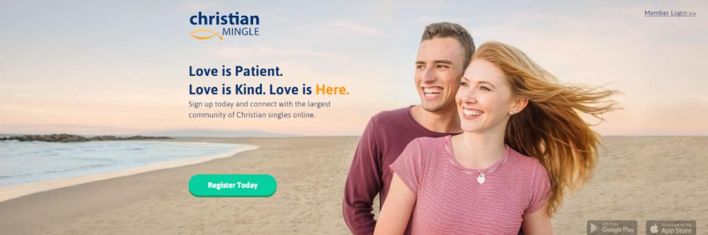 Christian Mingle Homepage