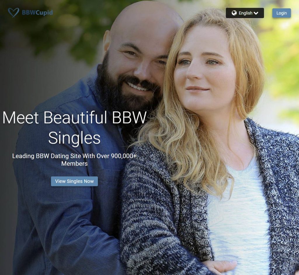 BBW Cupid homepage